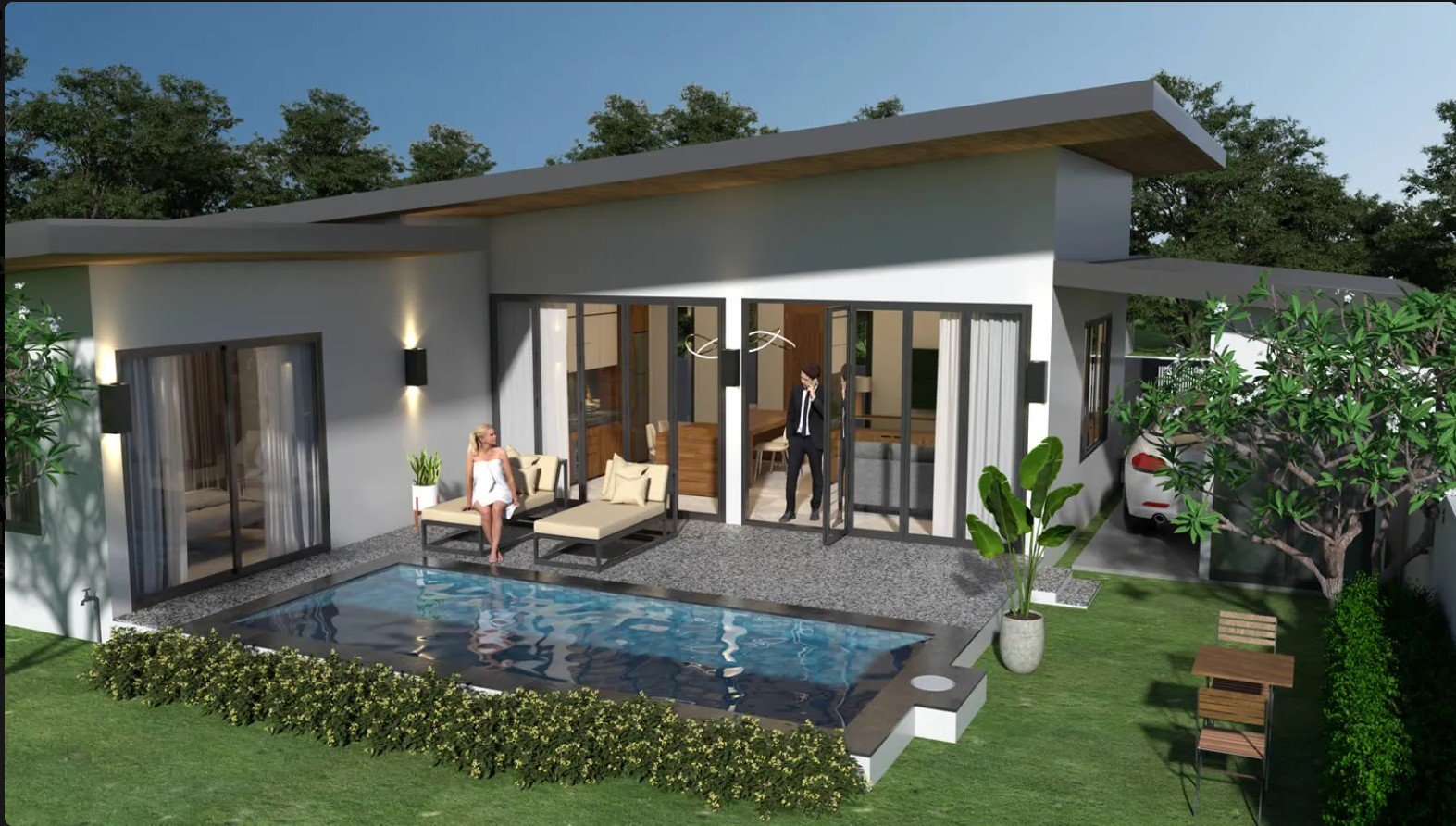 New Project Private Pool Villas Green Lifestyle 2-4 bedrooms – Krabi ... - Luxury Green Villas With Pool